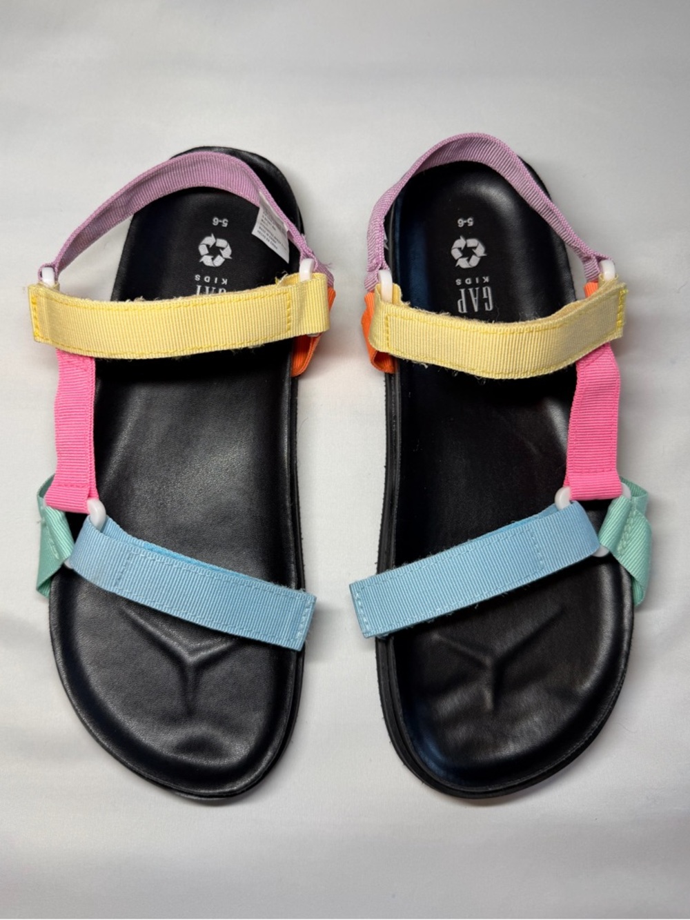 GAP Pastel Multi-Color Strap Sandals